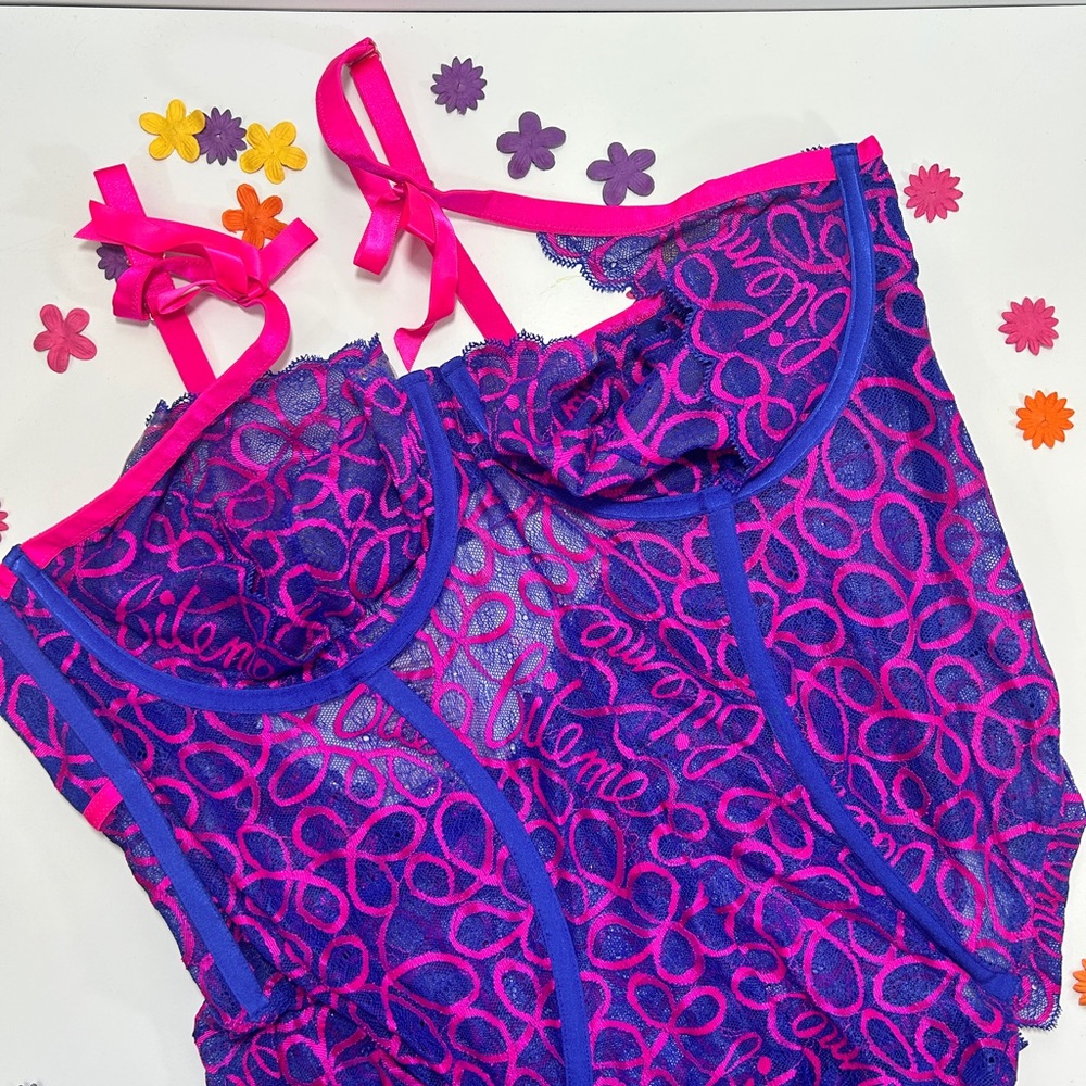 Savage X Fenty Lace Teddy 3X NWT